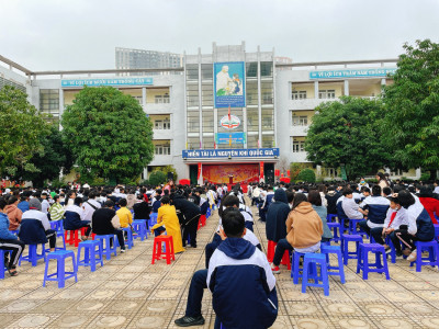 Trường THCS Mỗ Lao tổ chức Hội chợ xuân năm 2023