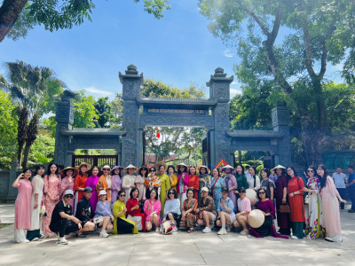 Trường THCS Mỗ Lao về thăm quê Bác hè năm 2024