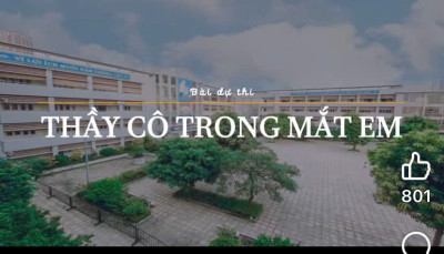 Tác phẩm dự thi Thầy cô trong mắt em năm 2024 " Phía trước là bầu trời"